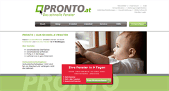 Desktop Screenshot of fenster-pronto.at