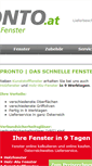 Mobile Screenshot of fenster-pronto.at